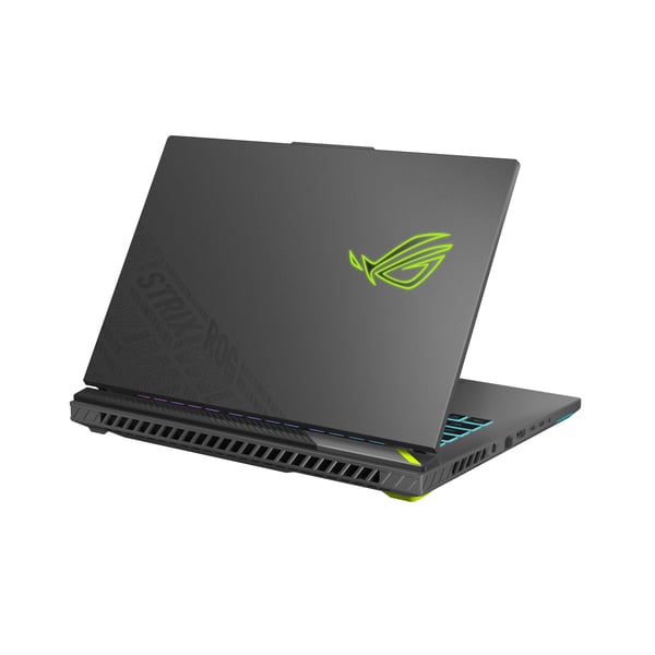 ASUS ROG Strix G16 G614FR-S5252W AMD Ryzen™ 9 9955HX Laptop 40,6 cm (16") WQXGA 16 GB DDR5-SDRAM 1 TB SSD NVIDIA GeForce RTX 5070 Ti Wi-Fi 6E (802.11ax) Windows 11 Home Grøn, Grå QWERTY Hollandsk