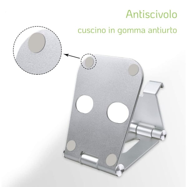 Techly I-SMART-STAND6 holder Passiv holder Mobiltelefon/Smartphone Sølv