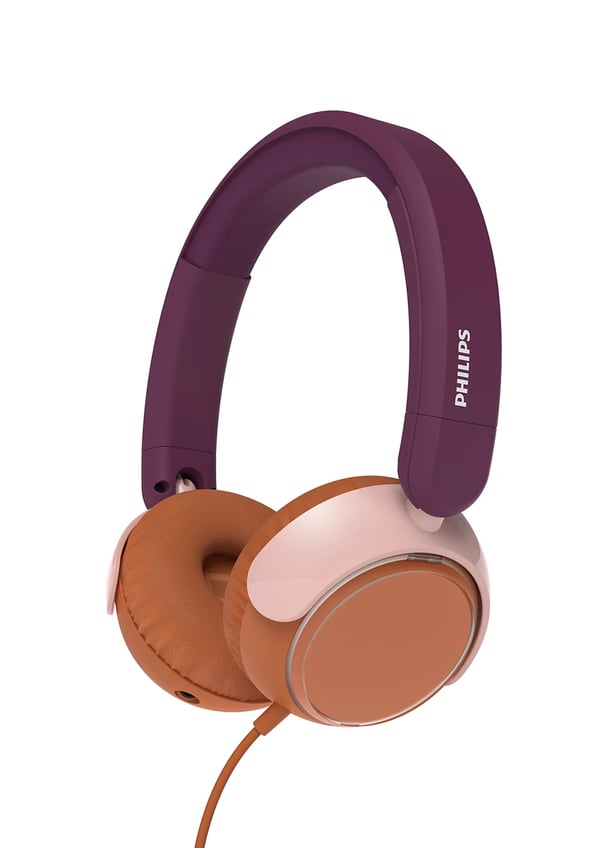 Philips 2000 series TAK2000MP/00 kuulokkeet ja kuulokemikrofoni Langallinen Pääpanta Puhelut/Musiikki USB Type-C Oranssi, Purppura, Ruusu