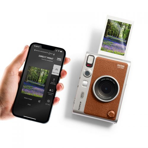 Fujifilm Instax mini Evo - Brown (Type C) 1/5" 2560 x 1920 pixlar CMOS Brun, Silver