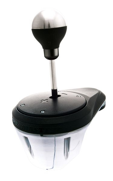 Thrustmaster 4060059 spelkonsoler Svart, Metallisk USB Växelreglage-tillägg Analog PC, PlayStation 4, PlayStation 5, Playstation 3, Xbox One, Xbox Series S, Xbox Series X