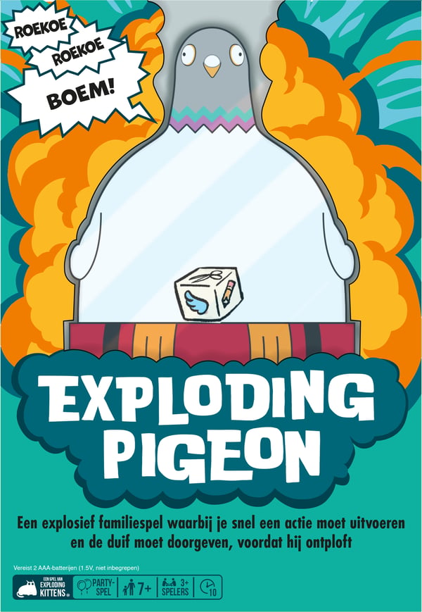Asmodee Exploding Pigeon Kortspil Fest