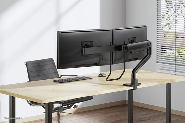 Neomounts DS75S-950BL2 skærmbeslag og -stativer 81,3 cm (32") Skrivebord Sort