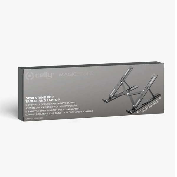 Celly SWMAGICSTAND2 Laptop stativ Sort 39,6 cm (15.6")