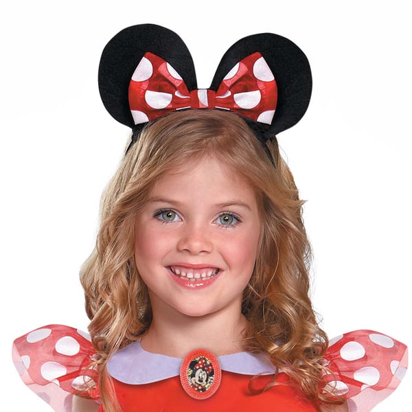 Disguise Disney Minnie Mouse Red Naamiaisasu Lapsi Naaras Halloween