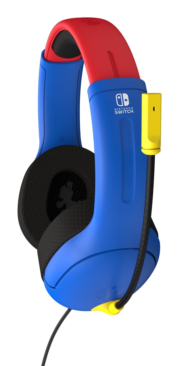 PDP Mario Dash Blå, Rød USB Gamepad + headset Analog/digital Nintendo Switch, Nintendo Switch OLED