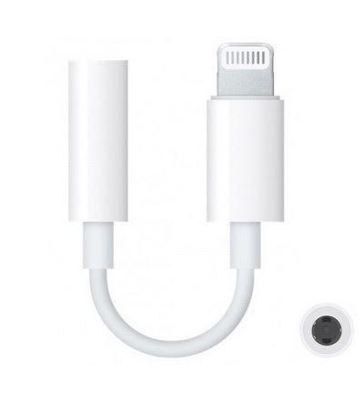 CoreParts MSPP74280 kabel kønsskifter Lightning 3.5mm Audio Hvid