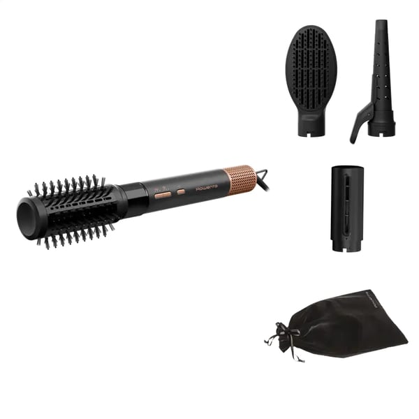 Rowenta Air Shape UB9820E0 hiustenmuotoilija Kuumailmaharja Airflow Musta, Kupari