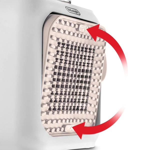 De’Longhi HFX10B03.PK inomhus Rosa, Vit 360 W Elektrisk värmefläkt