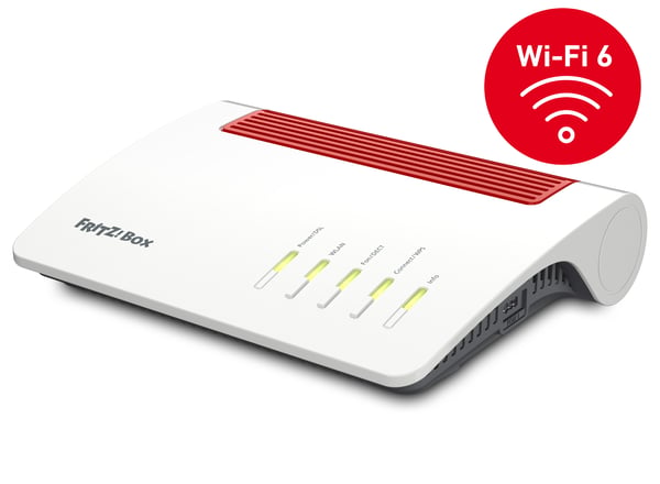 Box FRITZ! 7590 AX trådløs router Gigabit Ethernet Dual-band (2,4 GHz / 5 GHz) Hvid