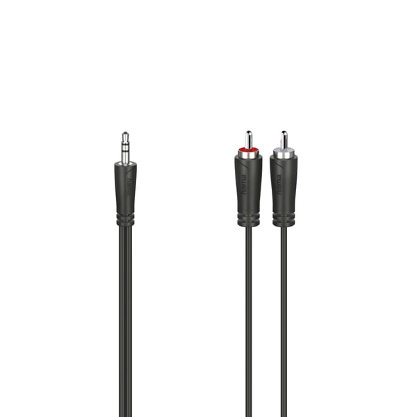 Hama 00200721 lydkabel 5 m 3.5mm 2 x RCA Sort