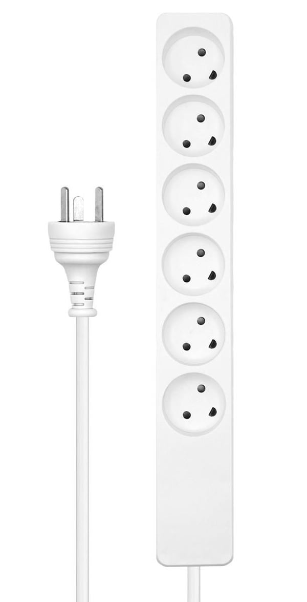 Microconnect MC-EDBGRU0615W jatkojohto 15 m 6 AC-pistorasia(a) Valkoinen