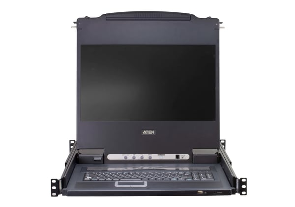 ATEN CL5716M rack 43,2 cm (17") 1280 x 1024 pixlar Metall, Plast Svart 1U