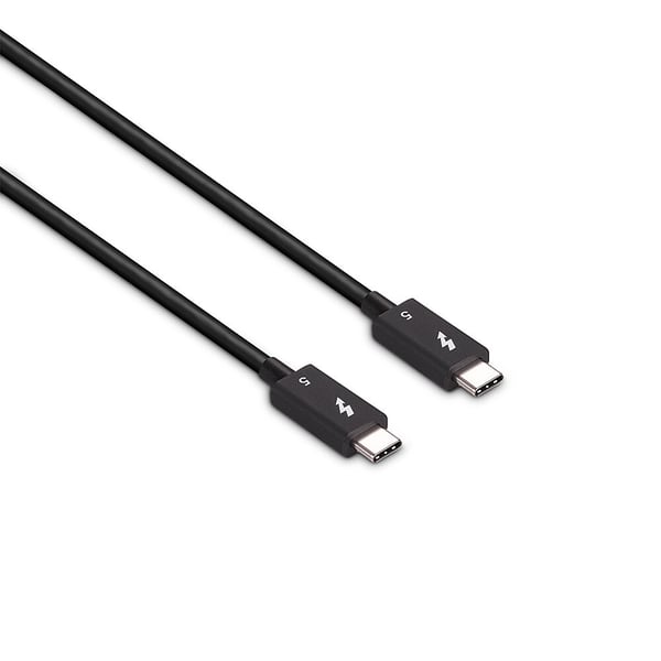 Lindy 31130 Thunderbolt kabel 1 m 80 Gbit/sek. Sort