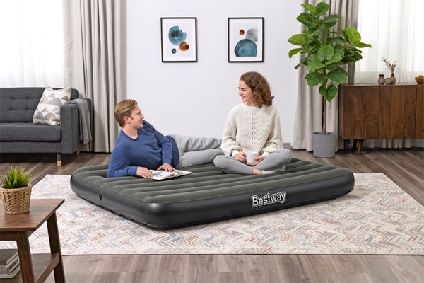 Bestway 6713N / 23 luftmadrass Dubbelmadrass Svart Unisex
