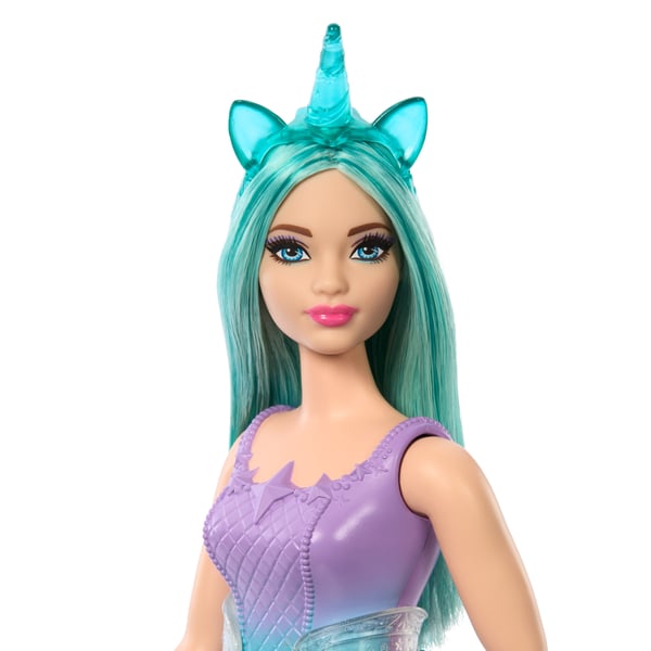 Barbie Dukke Mattel Unirosec Dukke Lilla Turkis Outfit HRR15