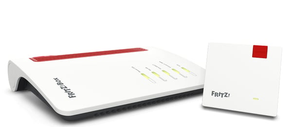 Mesh Set 7530 AX + 1200 AX Dual-band (2,4 GHz / 5 GHz) Wi-Fi 6 (802.11ax) Röd, Vit 4 3G Intern