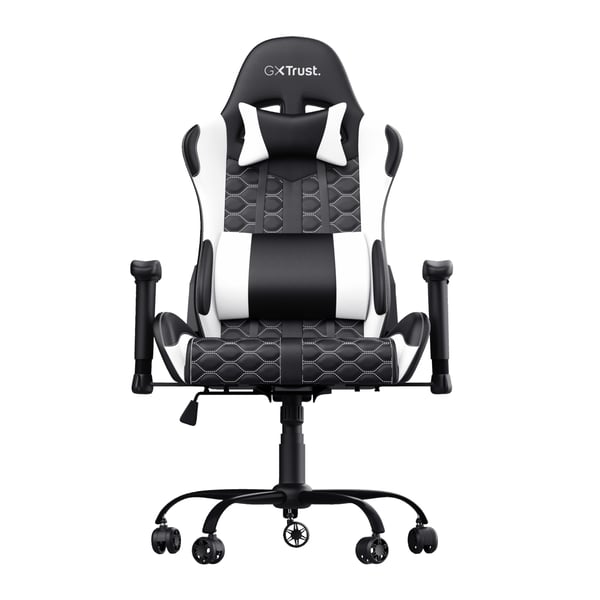 Trust GXT 708W Resto Universal gamingstol Sort, Hvid