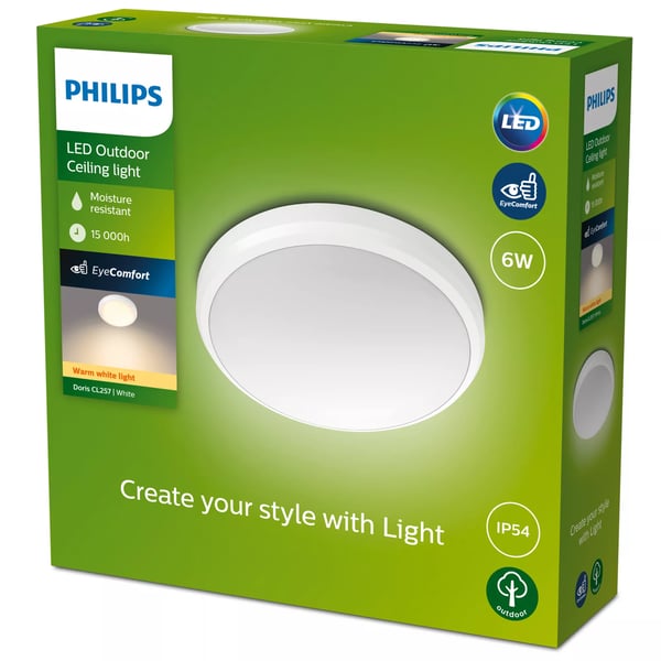 Philips Doris loftslampe 6 W