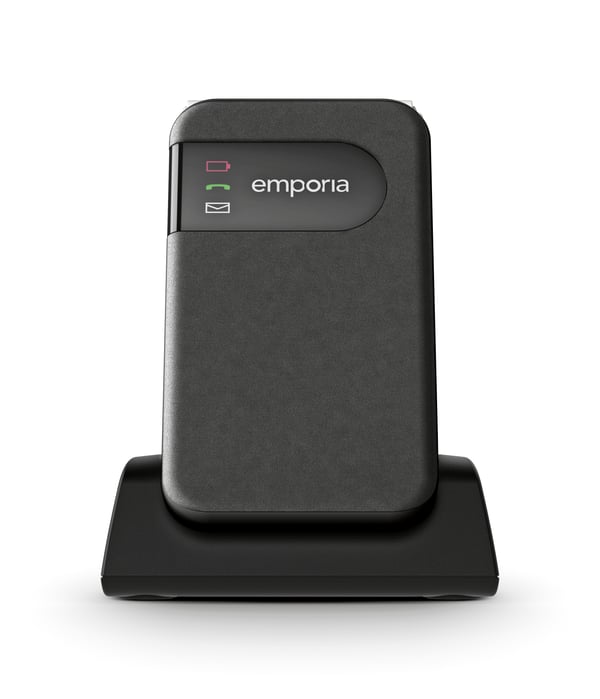 Emporia SIMPLICITYglam.4G 7,11 cm (2.8") 106 g Sort Senior telefon