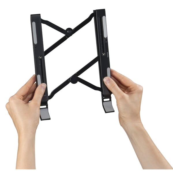 Hama Light Ställ till bärbara datorer Svart 39,1 cm (15.4")