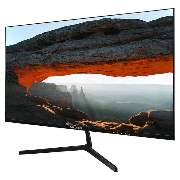 MEDION AKOYA P52424 computerskærm 61 cm (24") 1920 x 1080 pixel Fuld HD LCD Sort