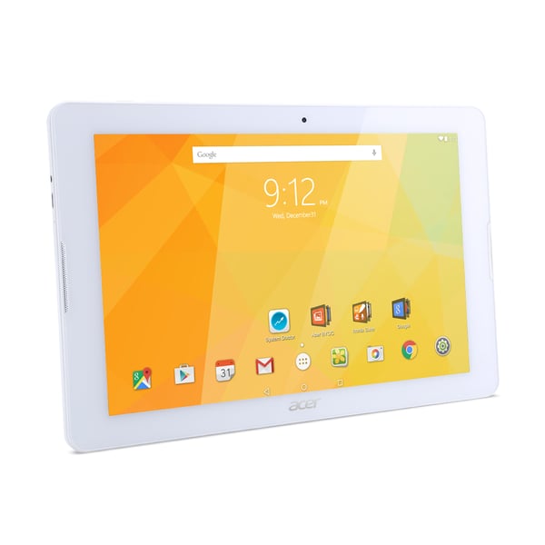 Acer Iconia B3 - A20 - K7U8 Mediatek 16 GB 25,6 cm (10.1") 1 GB 802.11a Android 5.1 Valkoinen