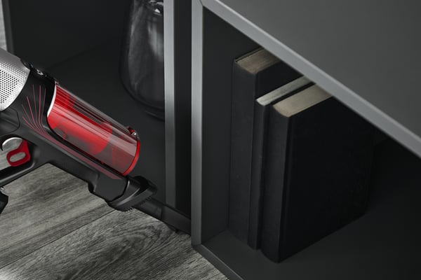 Rowenta RH2077 Skaftdammsugare, 2-i-1 Batteri Torr Utan påse 0,4 l 250 W Svart, Röd