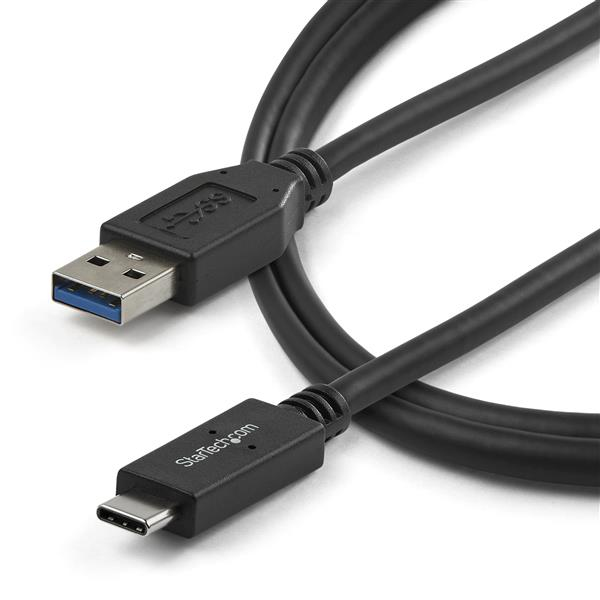 StarTech.com USB31AC1M USB-kabel USB 3.2 Gen 2 (3.1 Gen 2) 1 m USB A USB C 10 Gbit/sek. Sort