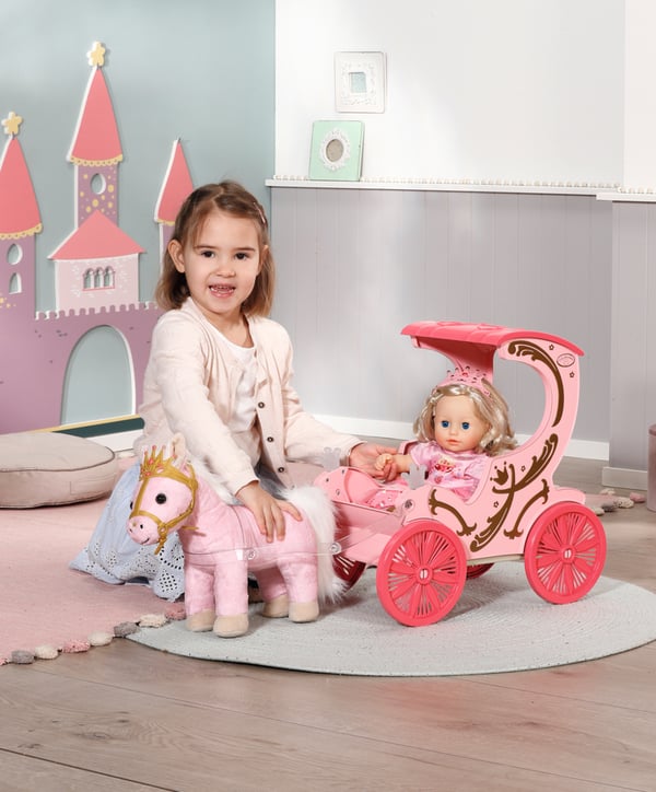 Baby Annabell Little Sweet Carriage & Pony Hästvagn till docka