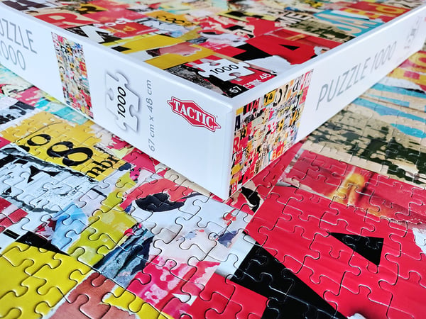 Tactic Poster Collage 1000 pcs Puslespil 1000 stk Kunst