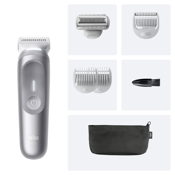 Braun Series 7 80789703 body groomer / barbermaskine Grå
