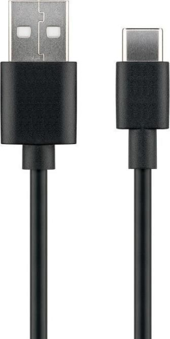 Microconnect USB3.1CCHAR1B USB-kabel USB 2.0 1 m USB A USB C Sort