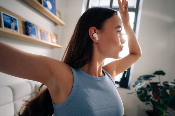 Verbatim TruSound Pro Headset Trådlös I öra Samtal/musik Bluetooth Vit