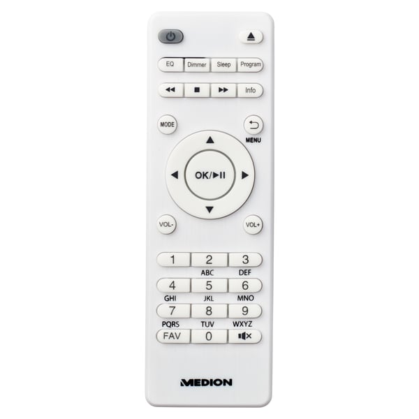 MEDION DAB+ LIFE P85003 Home audio micro system 30 W Hvid