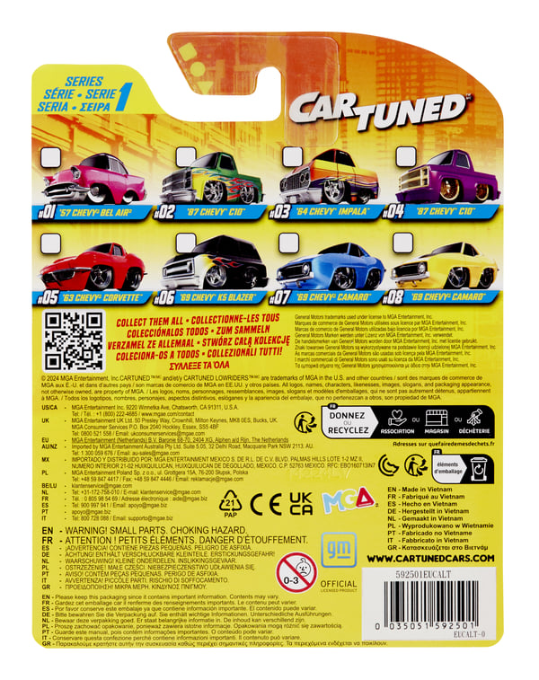 MGA Entertainment CarTuned Series 1 - 1987 Chevy C10 (Custom - Green)