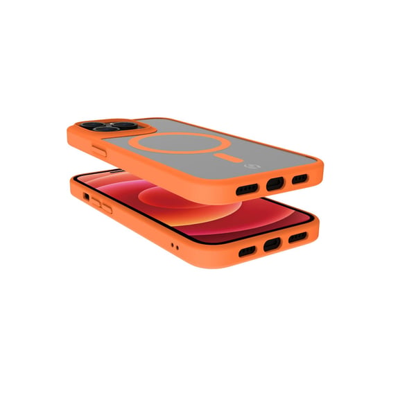 Celly Magmatt mobiltelefon etui 17 cm (6.7") Cover Transparent, Gul