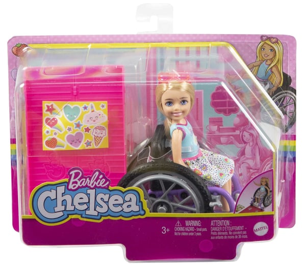 Barbie Chelsea -dukke med kørestol