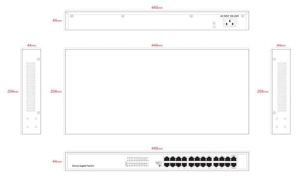 Lanview LVN-1UMOUNT-24PORT-1G övrigt