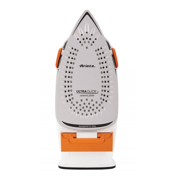 Ariete 6190/00 Kuiva- & höyrysilitysrauta Ceramic Ultra Glide -pohjalevy 2400 W Harmaa, Musta