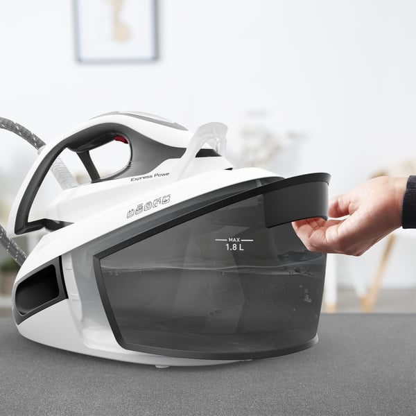 Tefal Express Power SV8130 2800 W 1,8 L Durilium AirGlide Autoclean soleplate Musta, Valkoinen