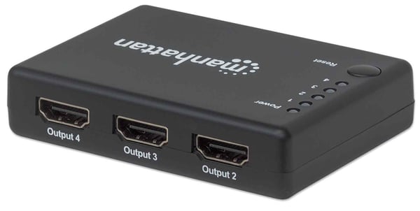 Manhattan 207706 video-splitter HDMI 4x HDMI