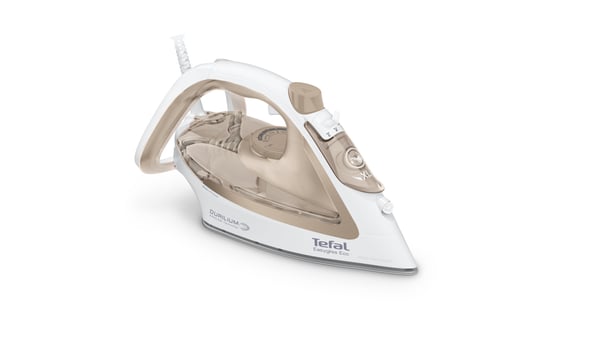 Tefal Easygliss Eco FV5780 Torr & Ångstrykjärn Durilium Airglide-sulplatta 2800 W brons, Vit