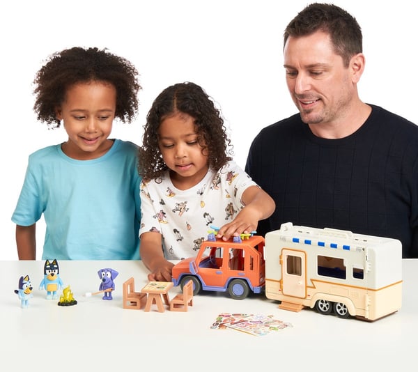 Moose Toys Bluey Auto en Kamper Speelset