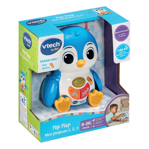 VTech Baby Flip Flap Mon Pingouin 1,2,3