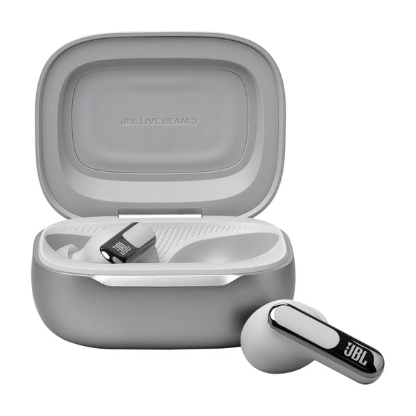 JBL Live Beam 3 Headset Trådløs I ørerne Opkald/Musik/Sport/Hverdag Bluetooth Sølv