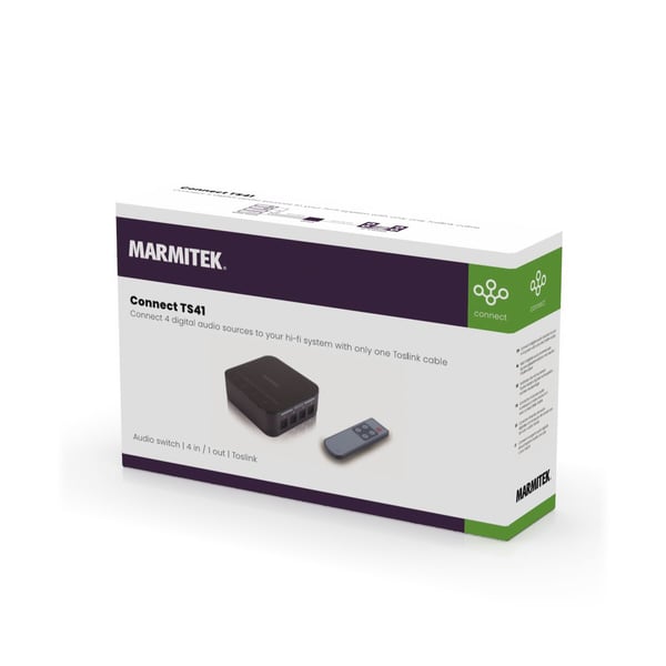 Marmitek 25008203 ljudbrytare Svart