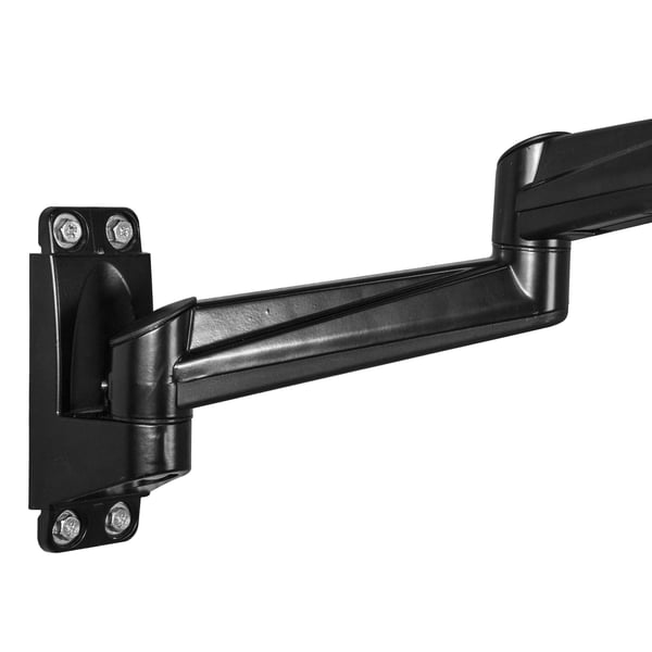StarTech.com ARMDUALWALL monitorin kiinnike ja jalusta 61 cm (24") Seinä Musta