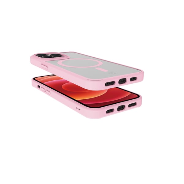 Celly Magmatt mobiltelefon etui 17 cm (6.7") Cover Lyserød, Transparent