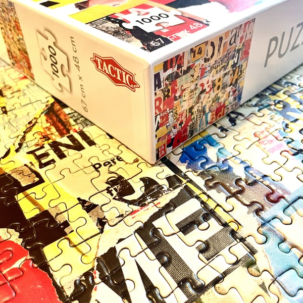 Tactic Poster Collage 1000 pcs Puslespil 1000 stk Kunst